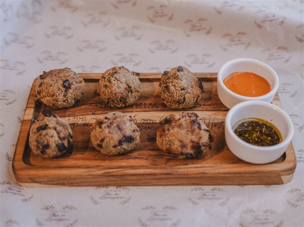 Bolinho de arroz com fraldinha